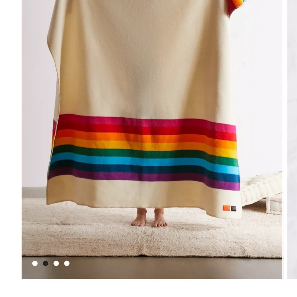 Pendleton x Urban Outfitters Exclusive Rainbow Wool Blanket